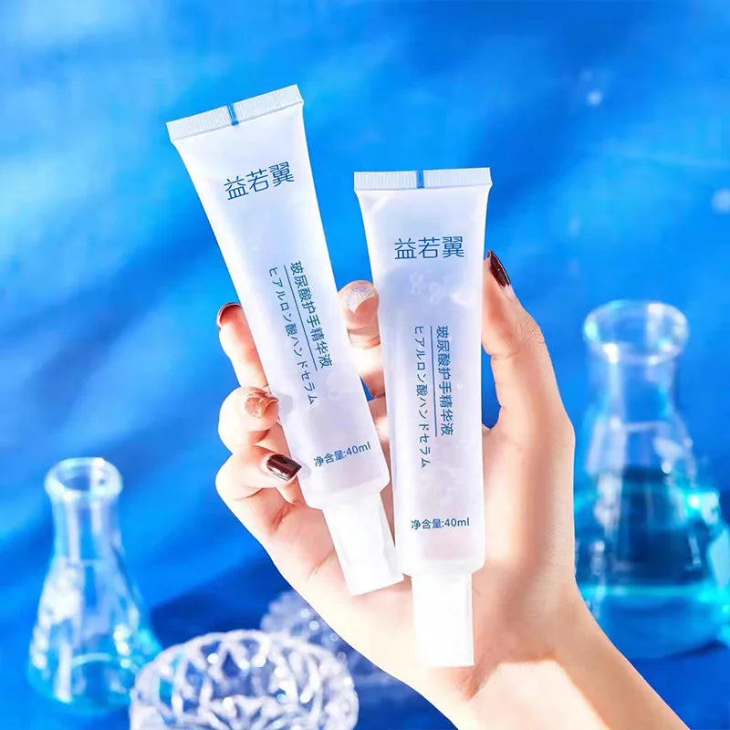 Korean Hyaluronic Acid Hand Essence - Moisturizing Hand Cream for Anti-Aging and Skin Repair (40G)