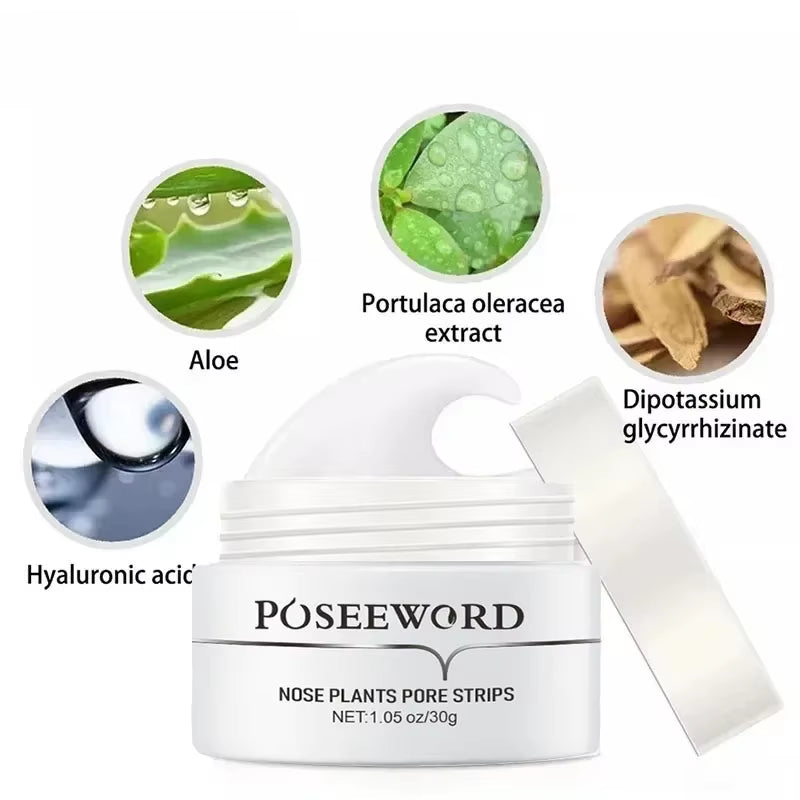 Advanced Blackhead Removal Nose Mask - Deep Cleansing Pore Strip for Acne Treatment, Korean Skin Care Solution