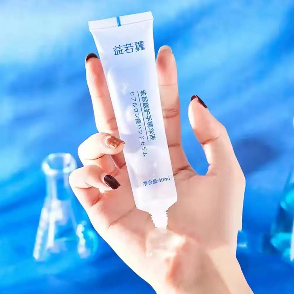 Korean Hyaluronic Acid Hand Essence - Moisturizing Hand Cream for Anti-Aging and Skin Repair (40G)