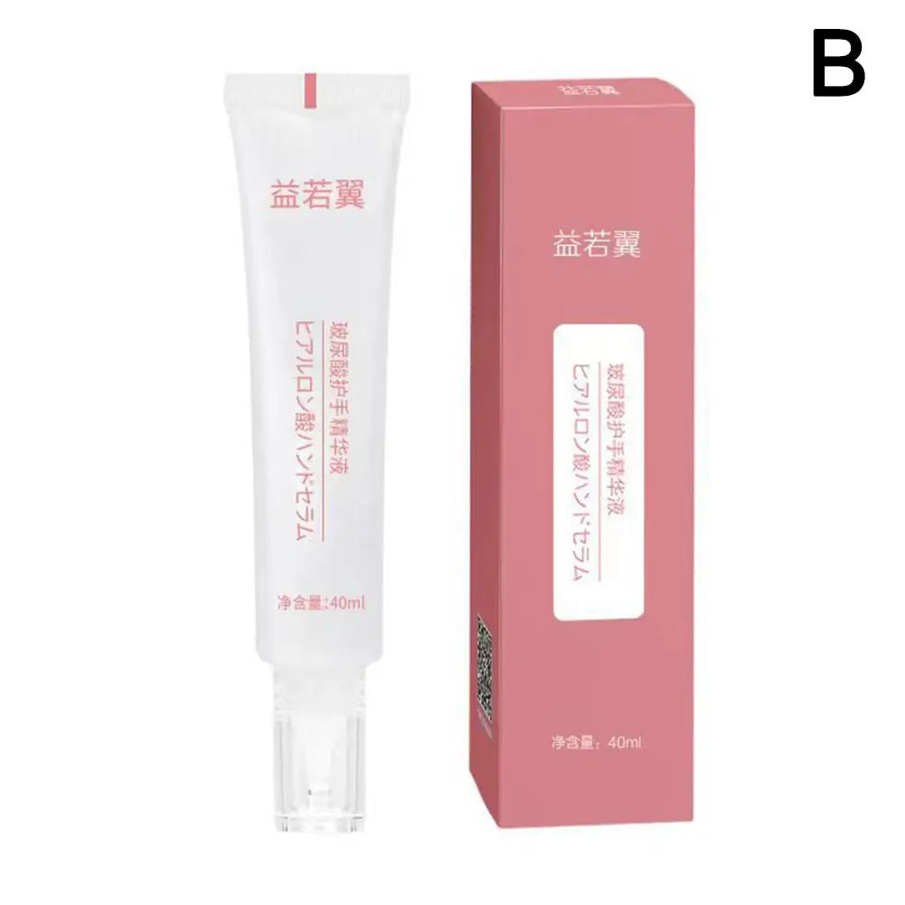 Korean Hyaluronic Acid Hand Essence - Moisturizing Hand Cream for Anti-Aging and Skin Repair (40G)
