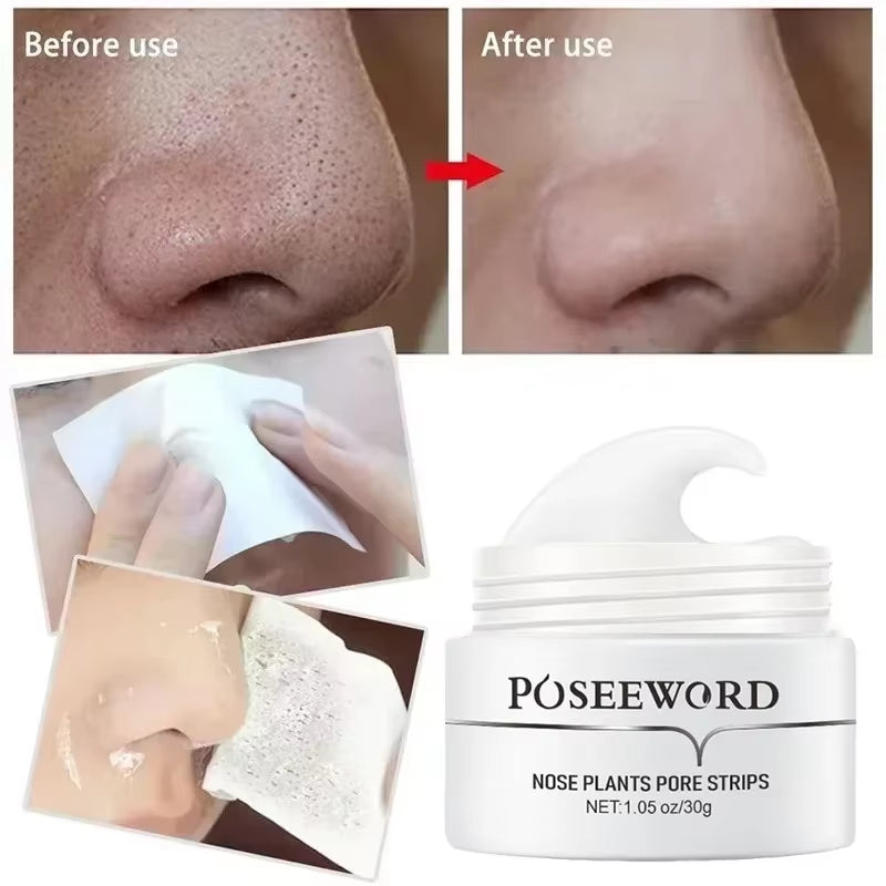 Advanced Blackhead Removal Nose Mask - Deep Cleansing Pore Strip for Acne Treatment, Korean Skin Care Solution