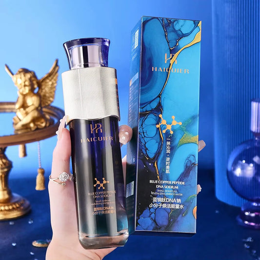 Blue Copper Peptide DNA Small Molecule Revitalizing Serum Essence - 120ml Hydrating and Moisturizing Skin Toning Treatment